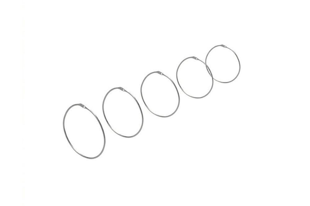 Wire display rings in different diameters